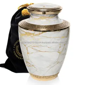 Amazing Design Urn By Amaz Exports At Factory Discount Price Indian Handcrafted Hand Craved Aluminum Urn On Sale