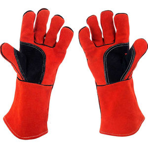 Guantes de soldadura de cuero para hombre, novedad, personalizados, transpirables, nuevo diseño, calidad superior, guantes de soldadura para hombre a la venta en línea - Product Image 2