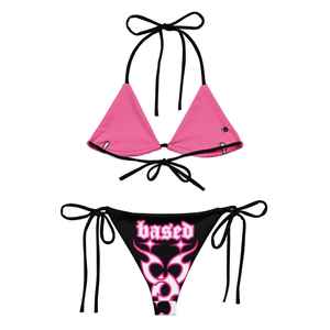 Ensemble bikini deux pièces sexy personnalisé pour femme, maillot de bain de plage d'été, logo avant, séchage rapide, luxe - Product Image 2