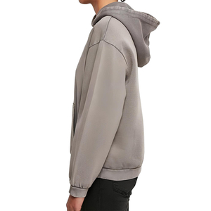 เสื้อฮู้ดผู้ชายซักกรดมีฮู้ดของผู้ชายสินค้ามาใหม่ราคาถูก - Product Image 2
