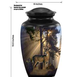 Urna grabada personalizada de calidad estándar para cenizas humanas Urna cremación personalizada disponible a precios mayoristas - Product Image 3