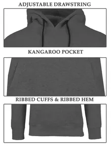Nueva Sudadera con Capucha Unisex Premium Personalizada en Gris y Negro, Cómoda y Elegante para Invierno, Venta al Por Mayor, Impresión Digital Personalizada, 100% Algodón - Product Image 2