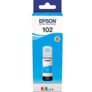 For Epson 102 Inkjet <b>Printer</b> <b>Refill</b> for <b>Ink</b> Cyan 70ml Approx. 6,000 Pages - Product Image 1
