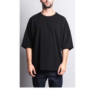 Ropa de calle para hombre GSM 250 de alta calidad, camiseta en blanco transpirable con logotipo de impresión pesada, servicio OEM de talla grande del proveedor BD - Product Image 5