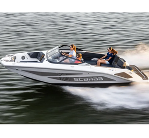 Bateau de travail en fibre de verre Scarabs 215 LX 6m Inboards 149,99 ch TWINN Rotax 230 ECT NON IDF 2025 + remorque - Product Image 6