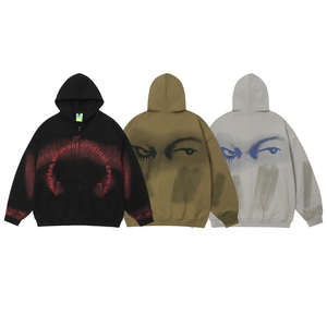 Sweat-shirts à capuche pour hommes sur mesure haut de gamme, streetwear unisexe, pull à capuche décontracté personnalisé, logo imprimé, sweat-shirts à capuche vierges pour hommes - Product Image 4
