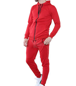 Ensemble de survêtements de gymnastique pour hommes avec logo personnalisé Combinaison d'entraînement à coupe ajustée Vêtements de fitness en tissu léger et extensible Survêtement de jogging pour hommes - Product Image 2