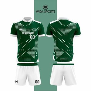 Uniformes de Fútbol de Tela 100% Poliéster para Entrenamiento Deportivo, Conjuntos de Uniformes de Fútbol Totalmente Sublimados para Adultos - Product Image 6