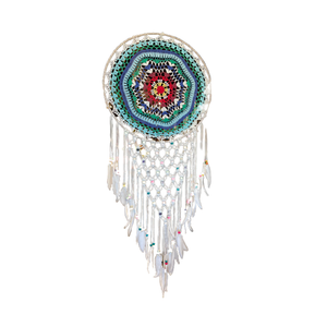 Atrapasueños hecho a mano colorido pluma macramé colgante de pared precio al por mayor más exigente para la decoración del hogar nuevo diseño - Product Image 5