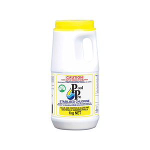 <b>POOL</b> PRO 1KG Stabilised Chlorine for Outdoor Frame Swimming <b>Pools</b> Acrylic <b>Pool</b> <b>Accessories</b> Cleaner Plastic Material - Product Image 1
