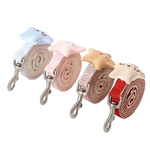 Venta al por mayor de fábrica, Collar de nailon para perros, correas, arnés de pecho, conjunto ajustable, cómodo, Collar para perros, correas para caminar al aire libre - Product Image 4