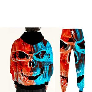 กางเกงวอร์มแบบสวมหัวพิมพ์ลาย3D แฟชั่นแนวสตรีทย้อนยุคสำหรับผู้ชายฤดูใบไม้ร่วง/ฤดูหนาว - Product Image 3