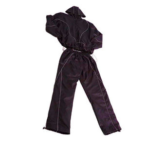 ชุดแจ็คเก็ตและกางเกงแทร็คไนลอนแบบมีซิปสะท้อนแสง 3 เมตร กันลม สำหรับผู้ชาย รับผลิตตามสั่งขายส่ง - Product Image 3