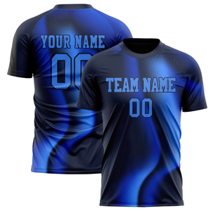 Diseña tus Propias Camisetas de Fútbol Personalizadas, Camisetas de Manga Corta con Cuello Redondo de Secado Rápido para Hombre, Uniformes de Fútbol por Sublimación - Product Image 4