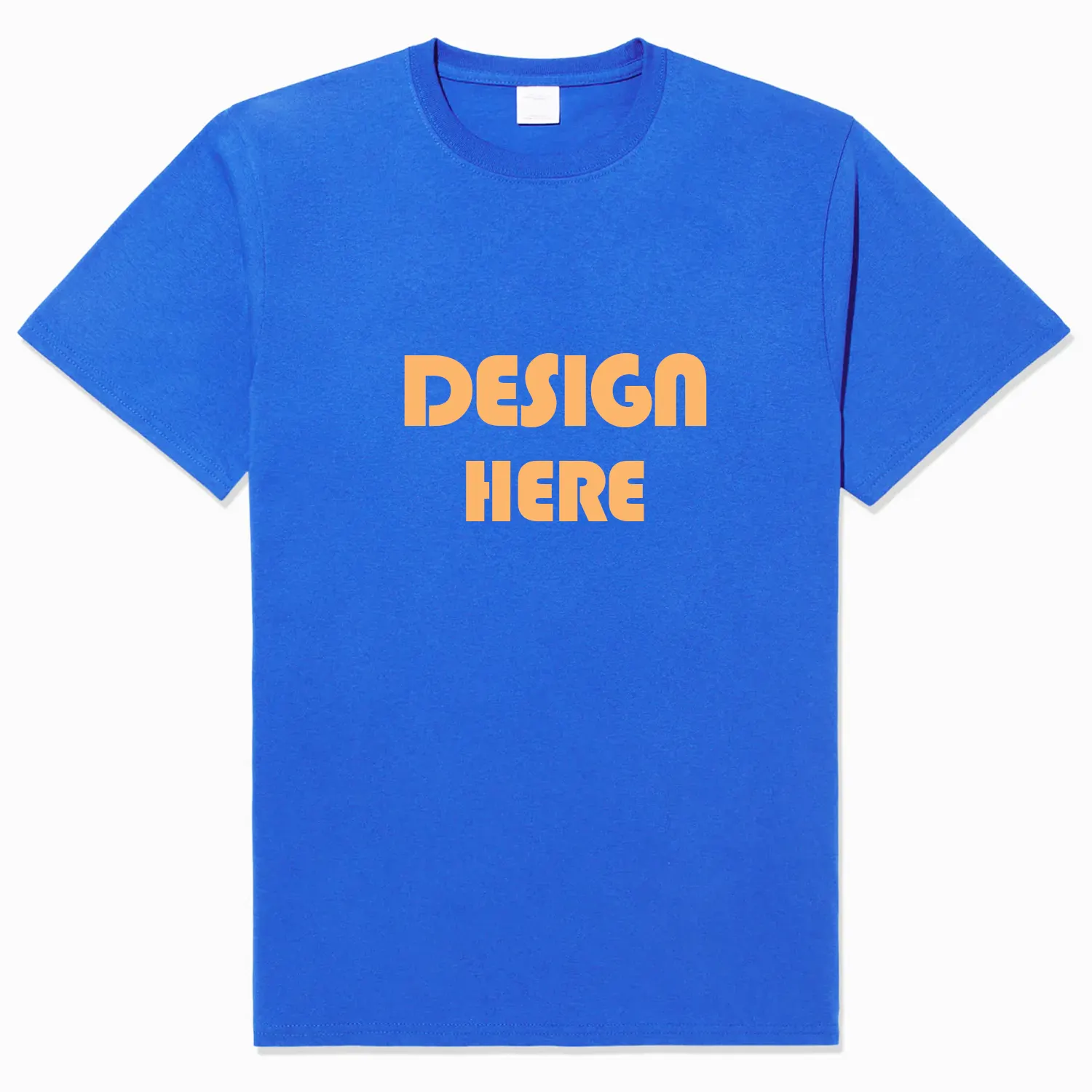 Tripulação-Pescoço Respirável Contraste Guarnição T-shirts dos homens personalizados de manga curta do fabricante BD com design personalizado