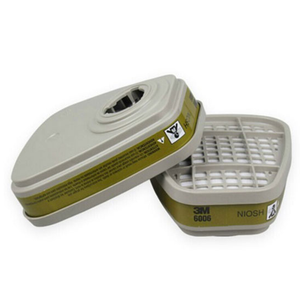 Cartucho de vapor orgánico/gas ácido múltiple 3M 6006 con aprobación NIOSH para usar contra una amplia gama de gases y vapores - Product Image 6