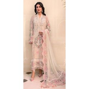 Calidad de exportación India Buen precio Soporte/Adulto Georgette Salwar Kameez con Dupatta con proveedor de trabajo de bordado de Surat - Product Image 4