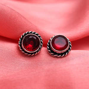 Assorted Color Oxidised Stud <b>Earrings</b> Combo Of 10 Pairs (STUD222CMB) - Product Image 3
