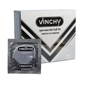 Preservativos Vinchy para homens, produto da Tailândia, feitos de látex e borracha natural, venda imperdível, melhor qualidade, preço de atacado direto da fábrica