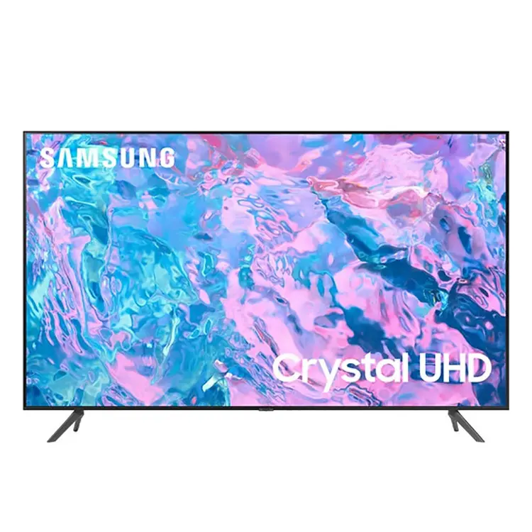 TV LED HDR 4K 75 inci, TV pintar CU7000 kristal UHD 4K, memberikan pengalaman menonton yang ditingkatkan