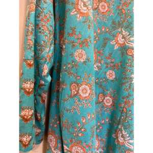 Vestido de Verano Oriental Jade 1 - Talla Grande, Estilo Coreano Informal, Sin Tirantes, Largo hasta el Suelo, Transpirable, con Volantes, para el Día a Día - Product Image 4