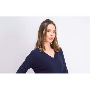 Maglione alla Moda con Scollo a V per Ragazzi Planet Gold, Blu Navy con Logo Frontale, Stile Casual, Traspirante e Caldo per Autunno/Inverno, Taglia Media - Product Image 2