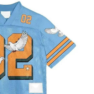 เสื้อเจอร์ซีย์วินเทจสำหรับผู้ชายผ้าพิมพ์ลายตามสั่งกลับด้านได้ตามต้องการ - Product Image 3