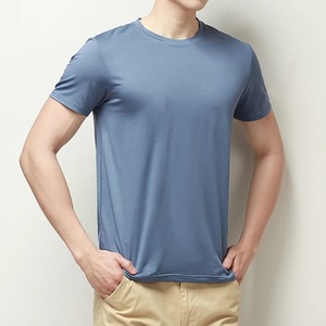 T-shirts en coton vierge pour hommes Impression unisexe vierge en gros Logo personnalisé T-shirt 100% coton T-shirt uni pour hommes - Product Image 5