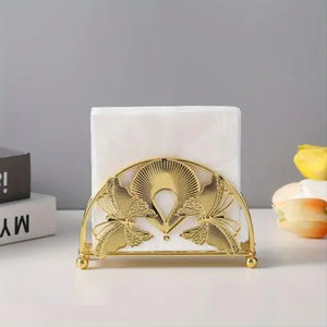 ที่ใส่กระดาษชำระฐานหินอ่อนที่ใส่กระดาษเช็ดปากแบบตั้งบนโต๊ะดีไซน์ทันสมัยใหม่ - Product Image 2