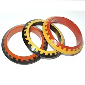 Multicolor <b>Acrylic</b> Resin Chunky Wide Wrist Bracelet Resilient Fashion Wrist <b>Jewelry</b> that Never Fades - Product Image 1