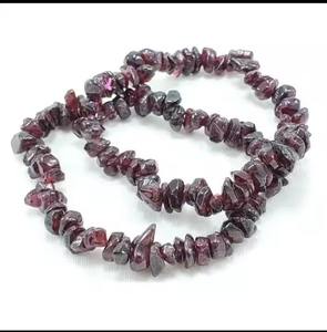 Bracelet en pierre de puce grenat à la mode le plus vendu pour offrir des cadeaux de guérison et un usage quotidien disponible au prix d'usine - Product Image 6