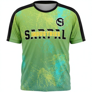Camiseta Deportiva Personalizada de Poliéster Ecológica de Secado Rápido para Hombre, Ajuste Regular, Compresión Elástica, para Gimnasio y Fitness - Product Image 1
