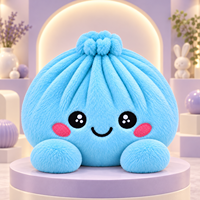 Peluche édition Squishy Dumpling, adorable personnage alimentaire, jouet pour collection et décoration de chambre