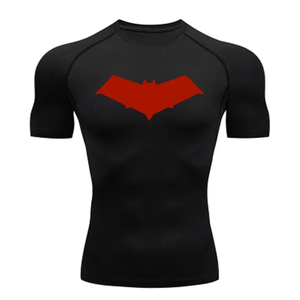 T-shirt de compression décontracté d'été pour hommes, hauts à imprimé chauve-souris, séchage rapide, vêtements de sport de fitness, rashguard MMA, maillot de sport, t-shirt d'entraînement pour homme - Product Image 4