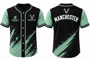 เสื้อเบสบอลชาย SINEWY SPORTS แบบสวม กระดุมหน้า แขนสั้น ผ้าโพลีเอสเตอร์ ระบายเหงื่อได้ดี มีไซส์ใหญ่ - Product Image 3