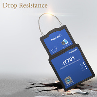 JT701 Cadenas intelligent GPS en temps réel, étanche, E-Seal E-Lock pour la surveillance des conteneurs et des camions avec application Android