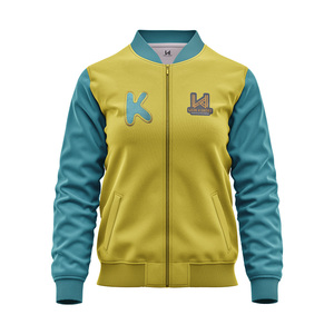 Conçu sur mesure pour hommes XS Baseball Varsity Satin Bomber High Street brodé col montant lâche fermeture éclair tarif payé vêtements d'hiver - Product Image 3