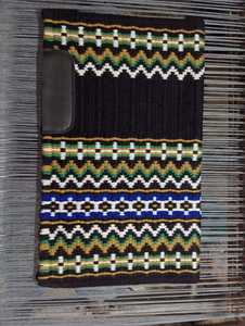 Almohadillas de sillín de lana de Nueva Zelanda genuinas hechas a mano, acentos de cuero de Gel de concha de salto, manta de equitación inglesa occidental - Product Image 3