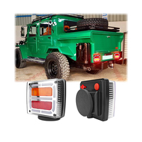 Kit de feux arrière magnétiques sans fil à LED pour remorques, camping-cars, bateaux, camions, portée radio 30 mètres