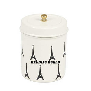 Pot à fruits secs en métal de forme ronde, serveur de noix fait à la main d'excellente qualité, vente à chaud, nouveau pot à bonbons en métal de luxe en gros - Product Image 4