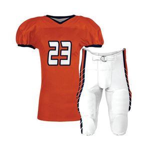 ชุดอเมริกันฟุตบอลของผู้ชายมาใหม่ระบายอากาศได้ดีแห้งเร็วคุณภาพสูงสำหรับผู้ใหญ่กำหนดเองป้องกันแบคทีเรีย - Product Image 1