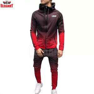 Survêtement de jogging pour hommes 100 % polyester, avec impression de logo personnalisée, dernier design et sur mesure, vente en gros - Product Image 5