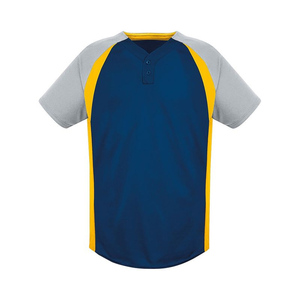 Maillot de baseball bleu ciel unisexe personnalisé OEM respirant avec impression numérique du logo de l'équipe chemise d'uniforme de softball de grande taille anti-UV à séchage rapide - Product Image 6