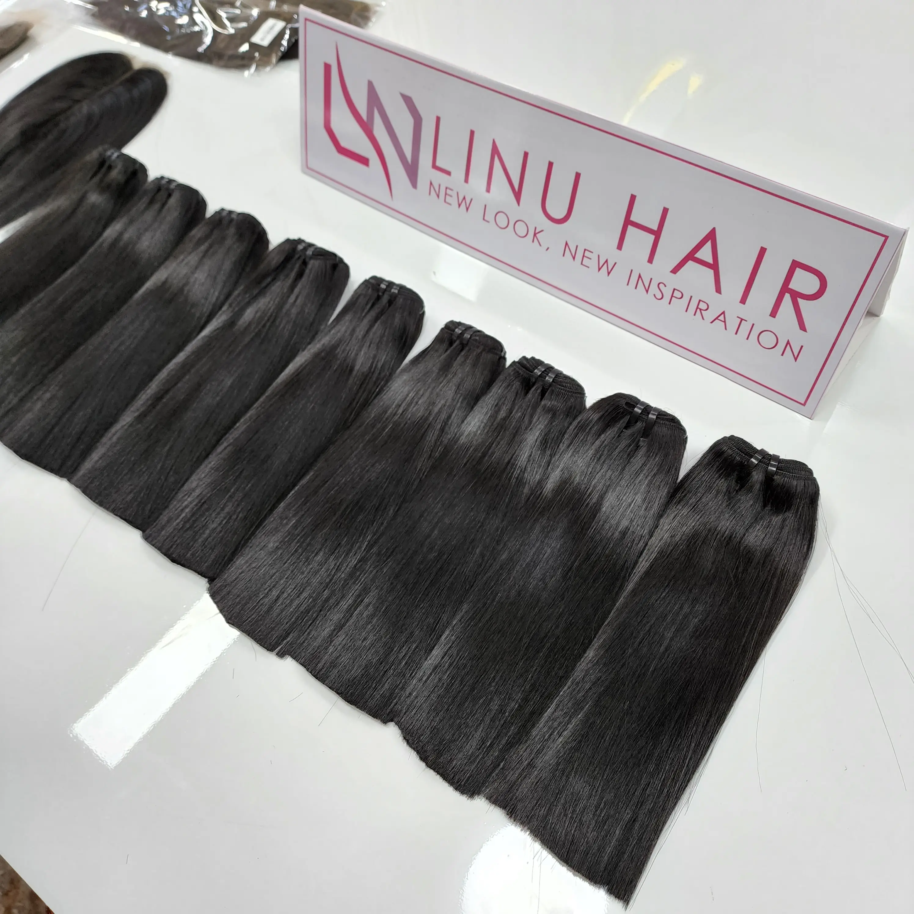 Необработанные вьетнамские волосы, необработанные, прямые, выровненные, необработанные волосы, бесплатный образец, пучок волос для всех заказов