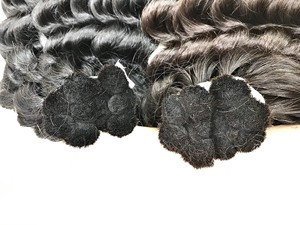 Extensiones onduladas de cabello crudo vietnamita 100% a granel europeo de lujo, estilo de onda suelta, venta al por mayor, cena expresada, peso doble dibujado - Product Image 6