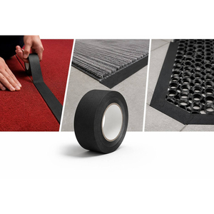 Nastro Adesivo in Tessuto Monofacciale Opaco per Tappeti, Installazione di Moquette, Fissaggio Antiscivolo per Eventi e Uffici - Product Image 1