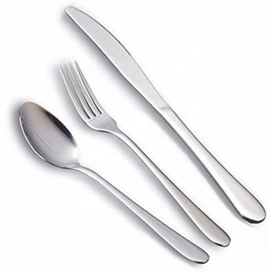 Couverts en acier inoxydable en argent, prix de gros, pour Restaurant, événement, métal, doublure plate au milieu, ensemble de couverts à poignée - Product Image 4