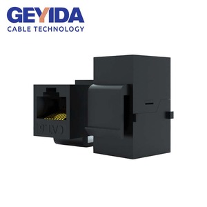 Faceplate mô-đun Nữ kết nối mô-đun loại <span class=keywords><strong>RJ45</strong></span> UTP <span class=keywords><strong>cat6A</strong></span> xây dựng 180 độ 8P8C nữ <span class=keywords><strong>Keystone</strong></span> jack - Product Image 5