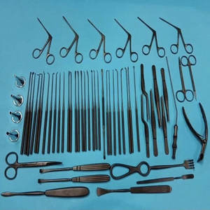 Instruments de tympanoplastie 58 PCs Set Micro Instruments ORL de chirurgie de l'oreille - Product Image 1