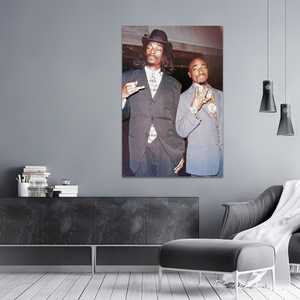 Póster Moderno en Lienzo de Snoop Dogg y Tupac con Marco Negro para Decoración de Pared - Product Image 5
